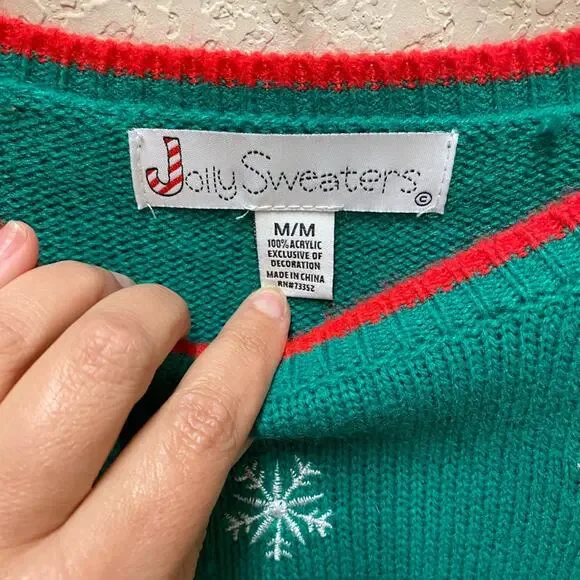 Jolly Sweaters Dinosaur Holiday Sweater - Picture 4 of 8